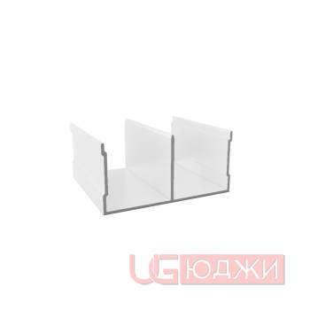 Направляющая верхняя Premial Белый глянец 5,9м