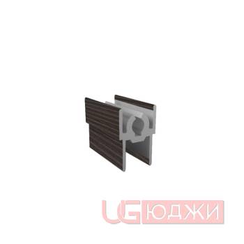 Профиль горизонтальный верхний Premial Венге тёмный 5,9м