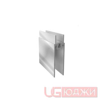 Профиль горизонтальный нижний Premial Хром блестящий 5,9м