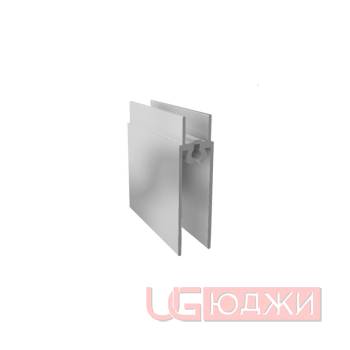 Профиль горизонтальный нижний Premial Хром матовый 5,9м