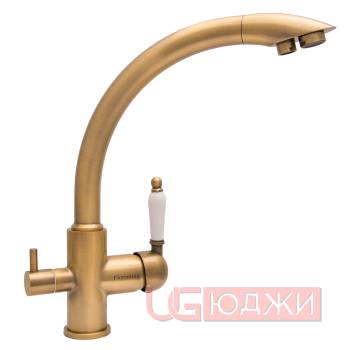 Смеситель Flortek Шале FK Бронза