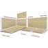 Планка торцевая 600х28мм R3, БЕЛАЯ матовая